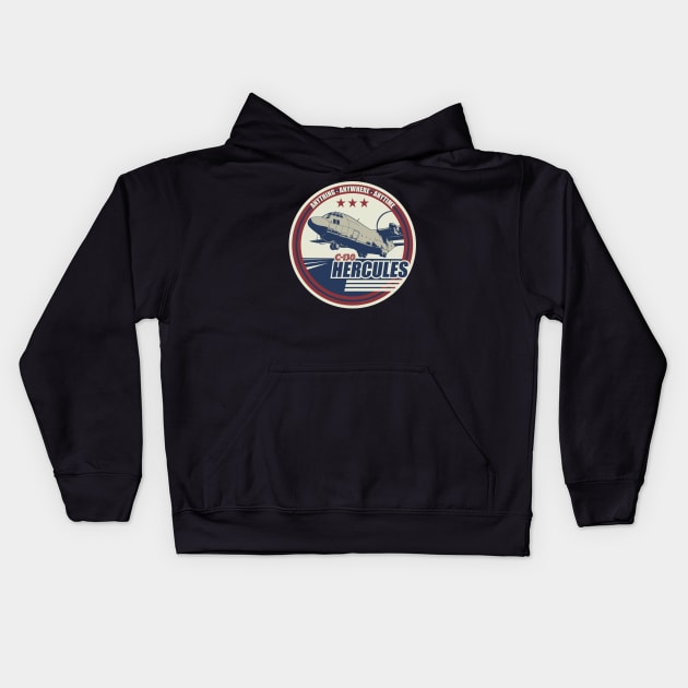 C130 Hercules Kids Hoodie by TCP